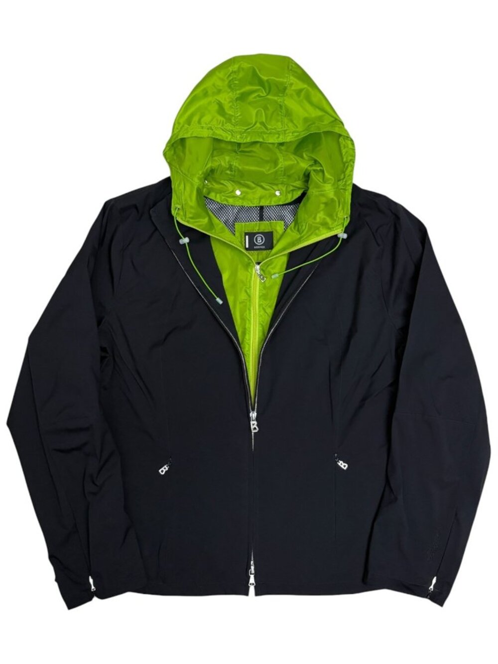 $700 BOGNER Windbreaker Jacket Luxury Ski Waterproof Rain Coat Womens Large